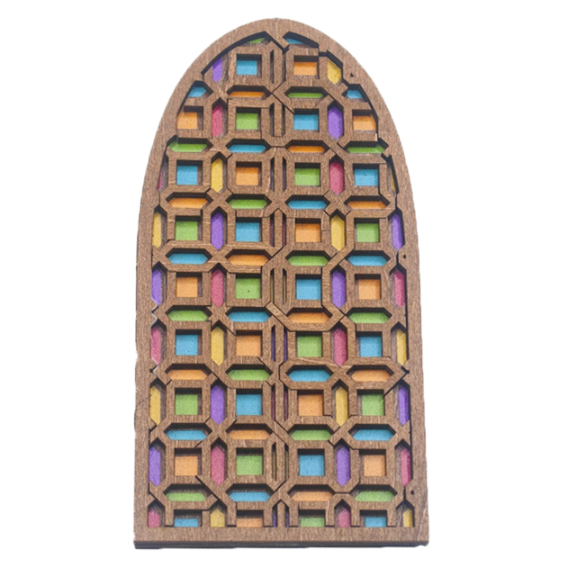 Cathedral Door Puzzle by True Genius. Dimensions 4.5" l x 8" h