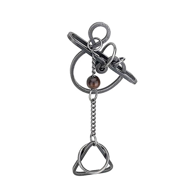 Clef Hanger Pub Tavern Puzzle by blacksmith, Dennis Sucilsky of Tucker-Jones House, Inc.