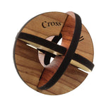 Cross Ball wooden puzzle by Jurgen Reiche of Seibenstein-Spiele