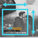 Image measurements of Personalized Custom Wooden Jigsaw Puzzle | 2 Minis