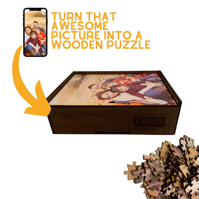 Custom Personalized Wooden Jigsaw Puzzle