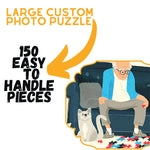 Large 150 piece Custom Personalized Wooden Jigsaw Puzzle