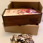 Custom Personalized Wooden Jigsaw Puzzle as shipped