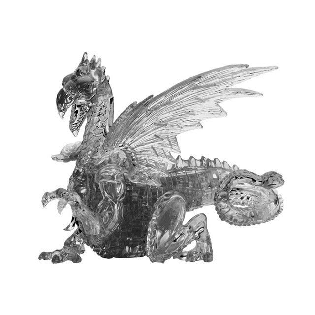 Dragon (Black)- Deluxe 3D Crystal Puzzle