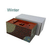 Four Seasons wood puzzle box collection: Winter with packaging