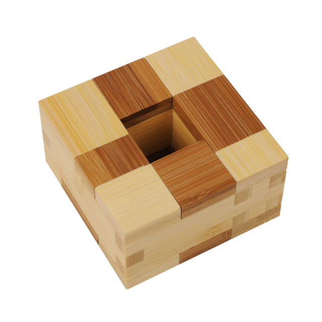 Bamboo wooded burr puzzle by Funzzle