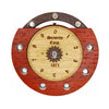 Lock 64 wooden trick lock puzzle by Jurgen Reiche of Siebenstein-Spiele. Front.