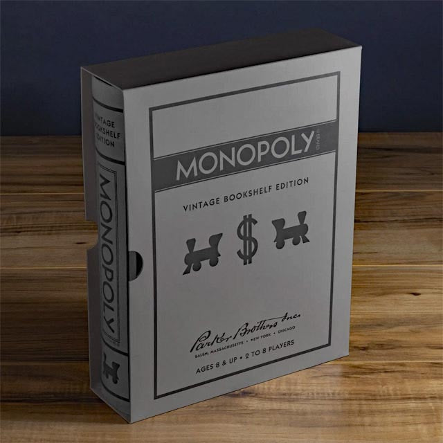 Monopoly Vintage Bookshelf Edition.