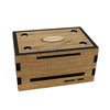 Pandoras Box trick puzzle by Jurgen Reiche of Siebenstein-Spiele. Front.