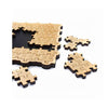 Pento Puzzle. Wood brainteaser puzzle by Jean-Claude Constantin close up in play