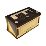 Piano Box wooden puzzle box brain teaser by Jean-Claude Constantin back