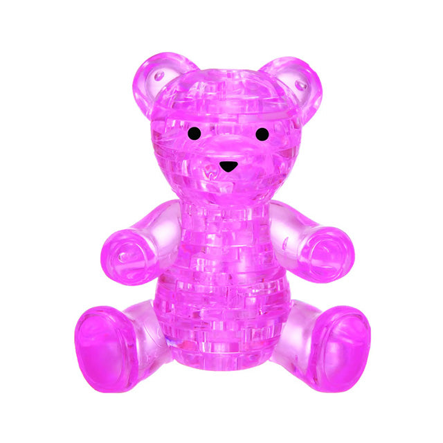 Teddy Bear (Pink) | 3D Crystal Puzzle