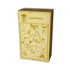 Pirate Treasure wood puzzle box with treasure map on lid 