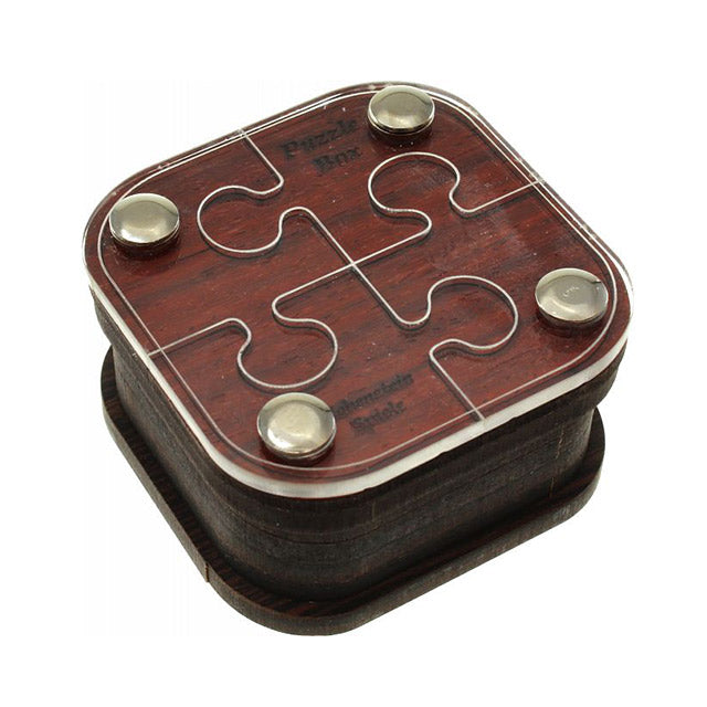 Top view of Puzzle Box 2 Mini puzzle by Jurgen Reiche of Siebenstein-Spiele