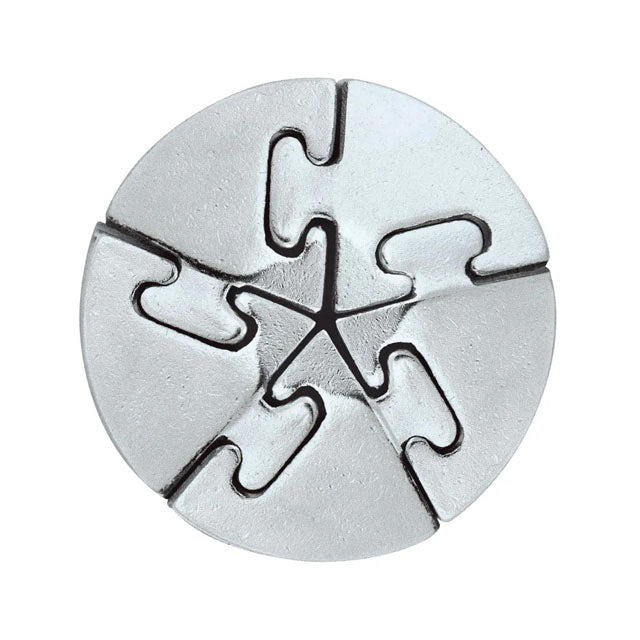 Spiral Hanayama cast metal brain teaser puzzle