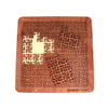 Wunderlich Curve 2 wood fractal puzzle by Martin Raynsford with mahogany stain